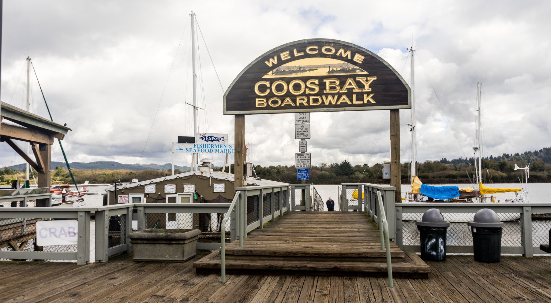 Coos Bay Boardwalk - Oregon