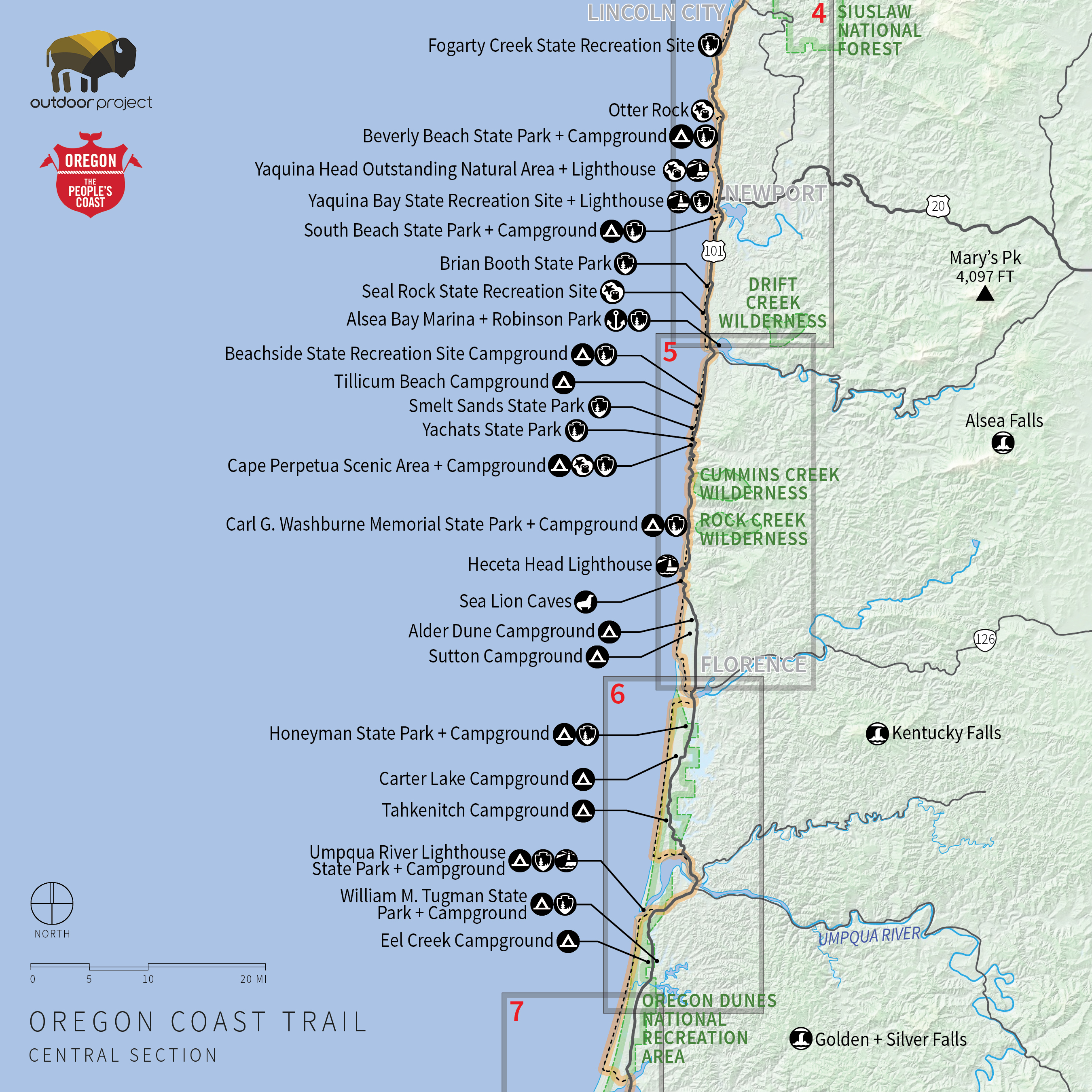 oregon coast camping trip planner