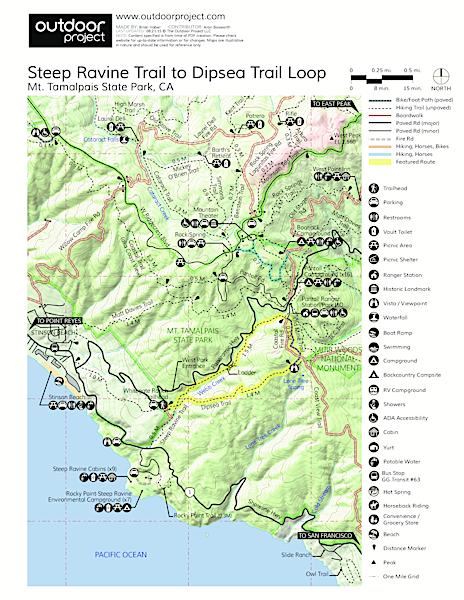 Steep Ravine Trail to Dipsea Trail Loop | Outdoor Project