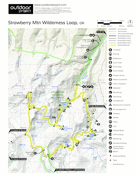 Strawberry Mountain Wilderness Loop  Outdoor Project