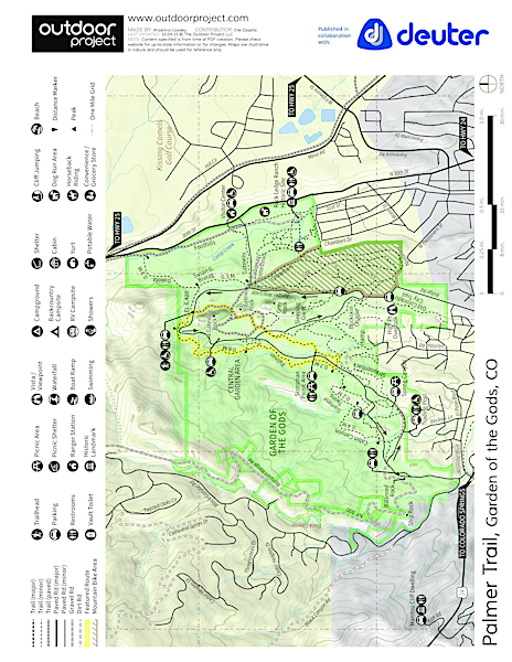 Garden Of The Gods Trail Map - Maping Resources