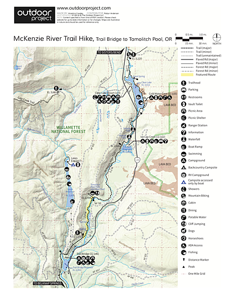 McKenzie River Trail: Trail Bridge to Tamolitch Pool | Outdoor Project