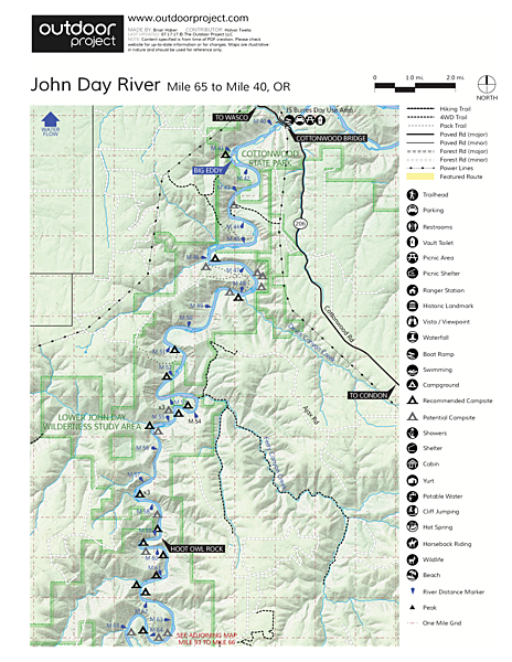 John Day River Clarno To Cottonwood Bridge Outdoor Project   4 