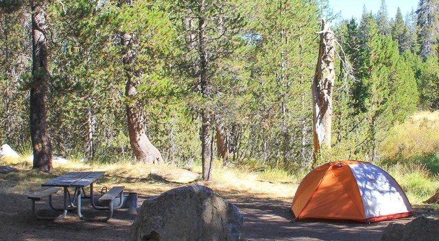 Bridalveil Creek Acampamento