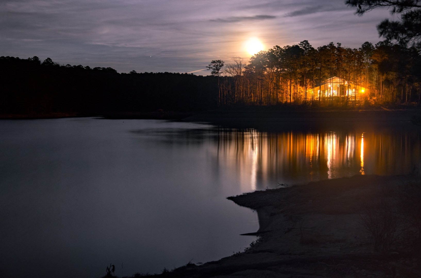 Rv Parks On Toledo Bend Lake : Cypress Bend Park Cabins - cabin - Most sites have a view of the lake but aren't necessarily close.