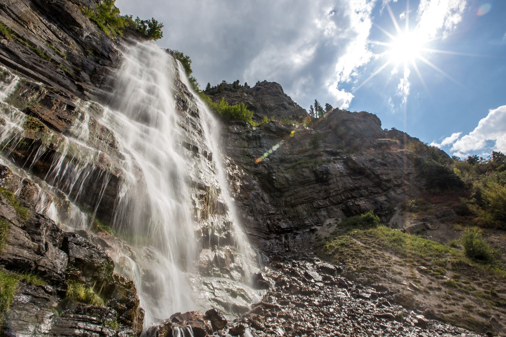 Bridal Veil Falls Utah Outdoor Project