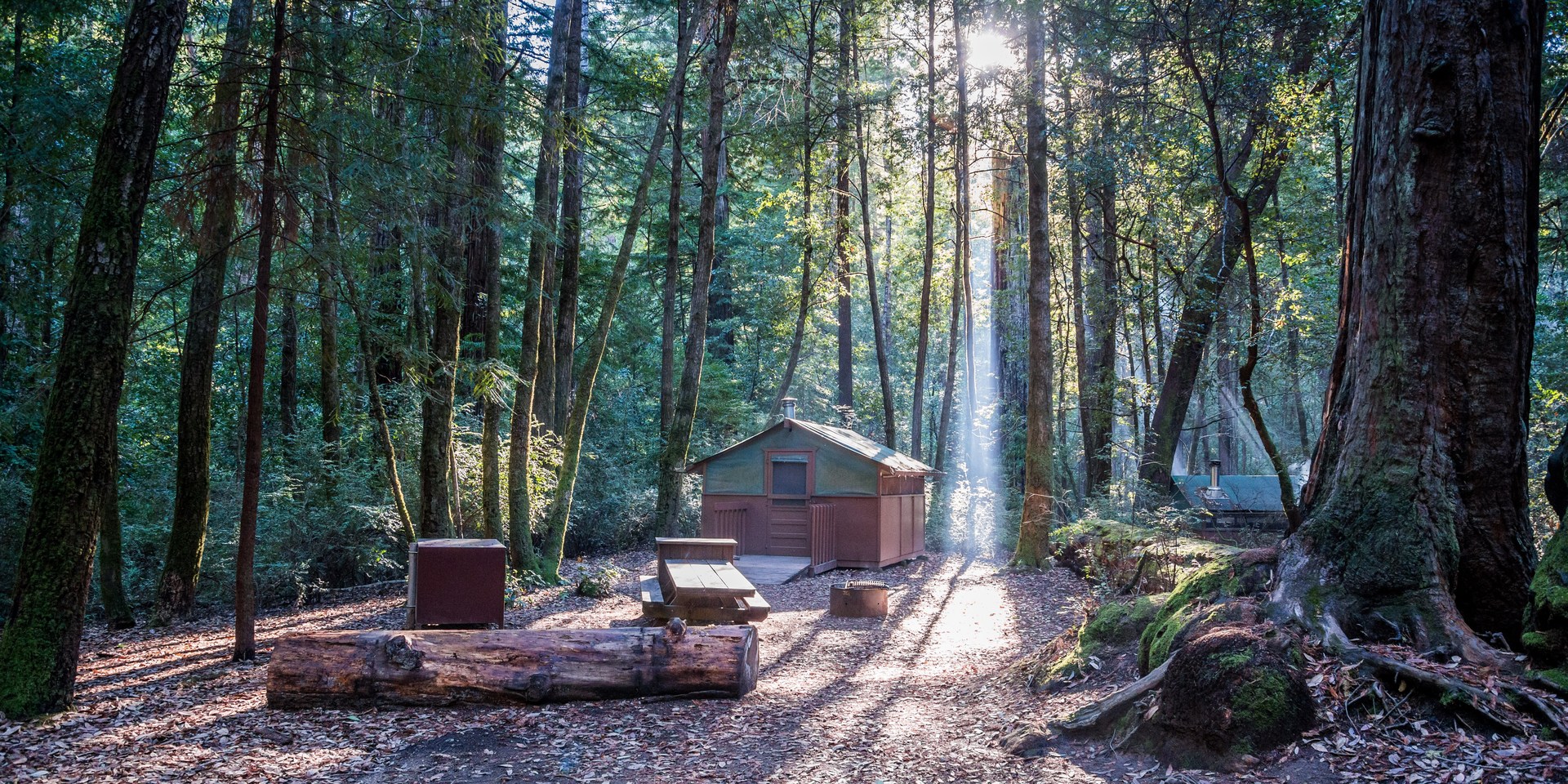 Camping near big discount basin