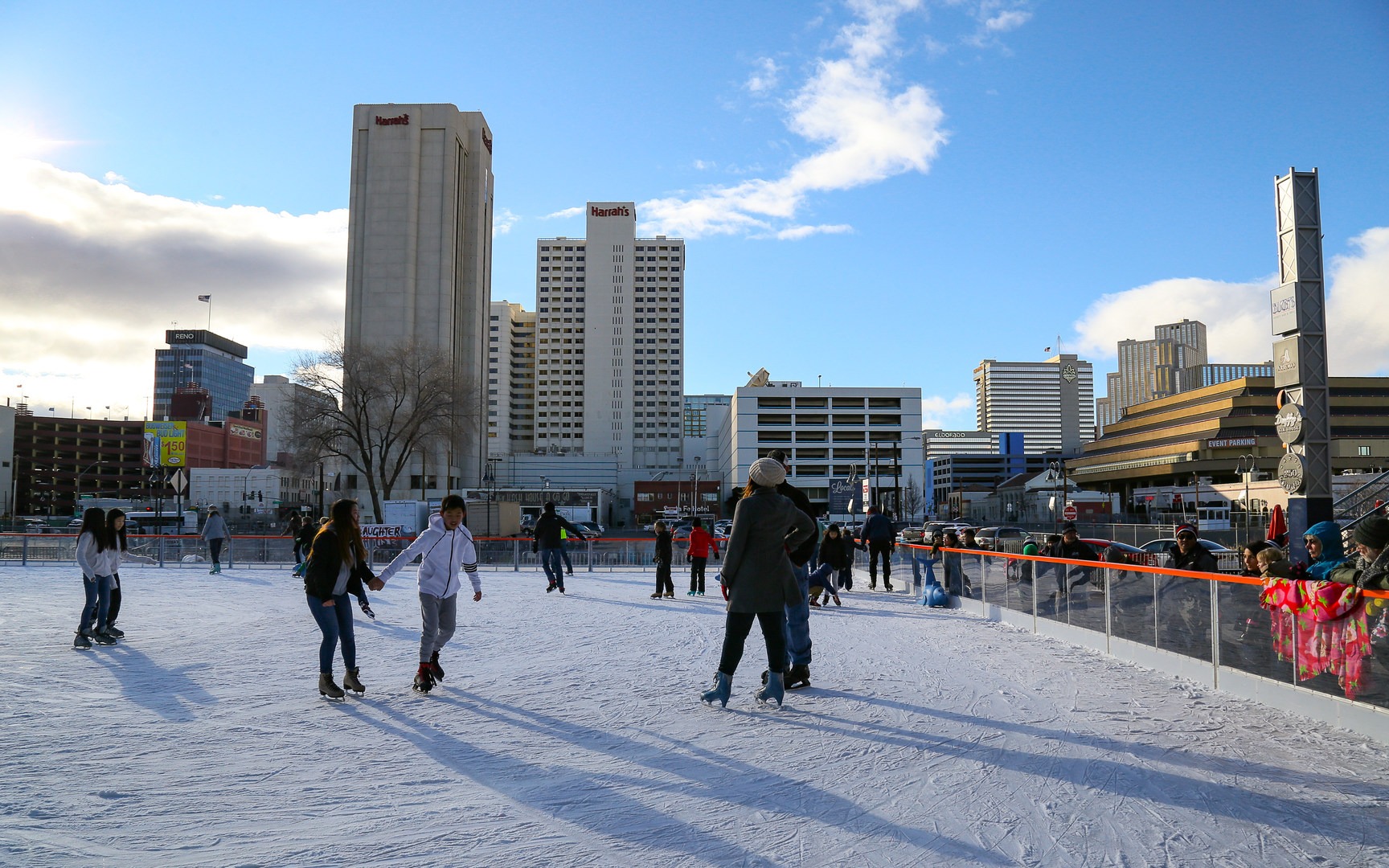 Downtown Reno Ice Rink Outdoor Project