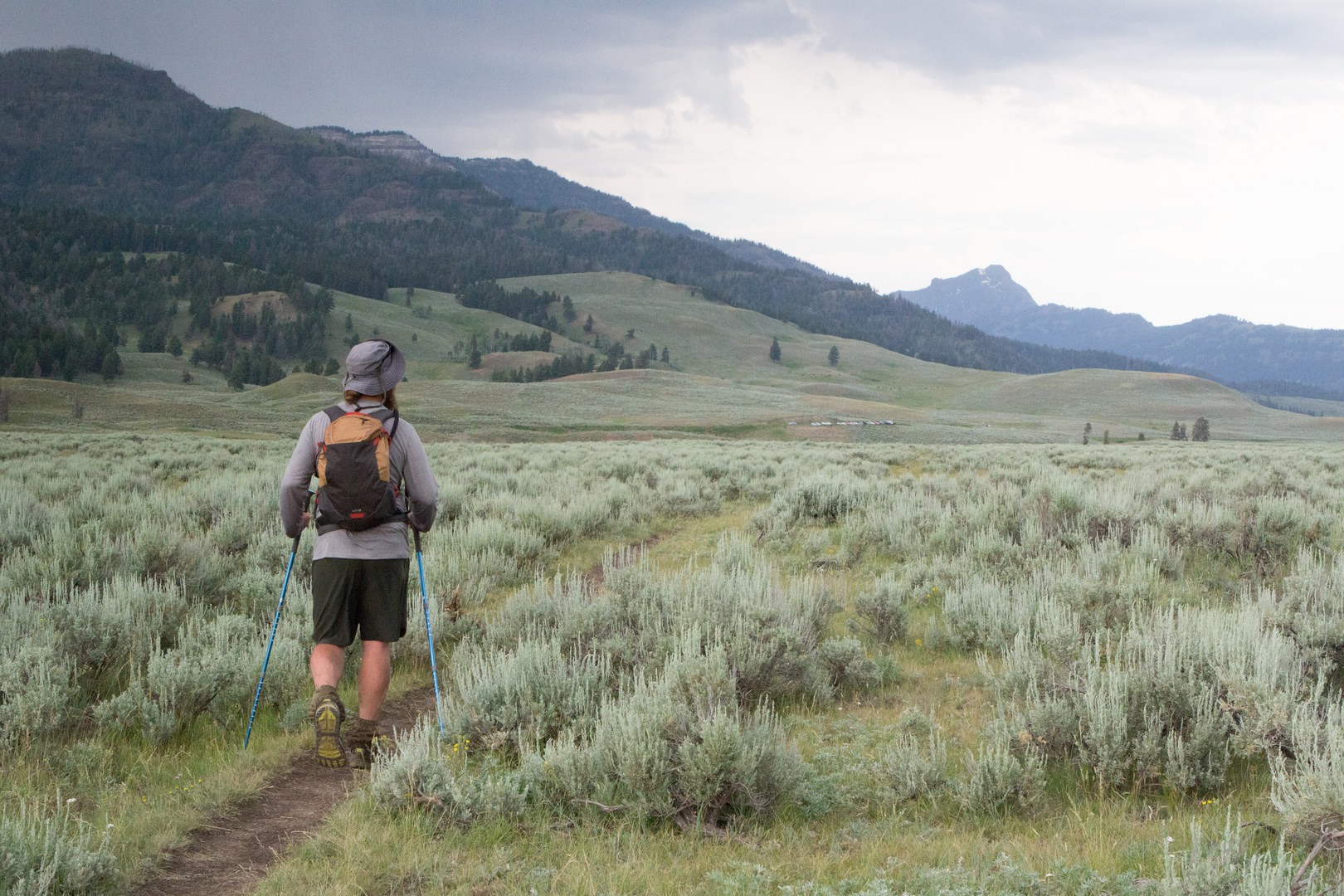 Spring backpacking top