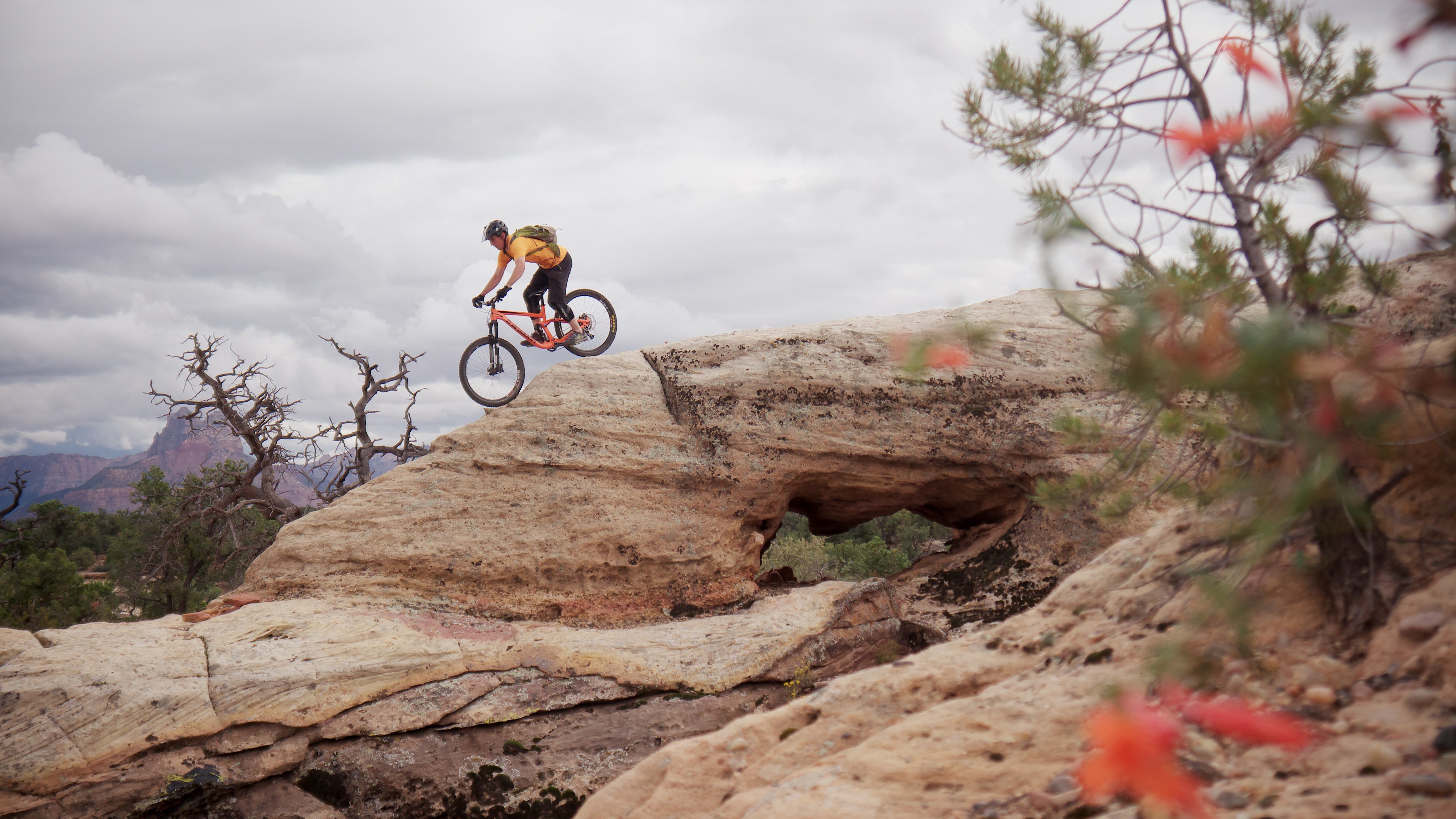 Gooseberry Mesa Mountain Biking South Rim Hidden Canyon White