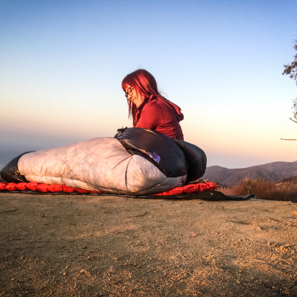 Gear Review The North Face Blue Kazoo Women s Sleeping Bag Outdoor Project