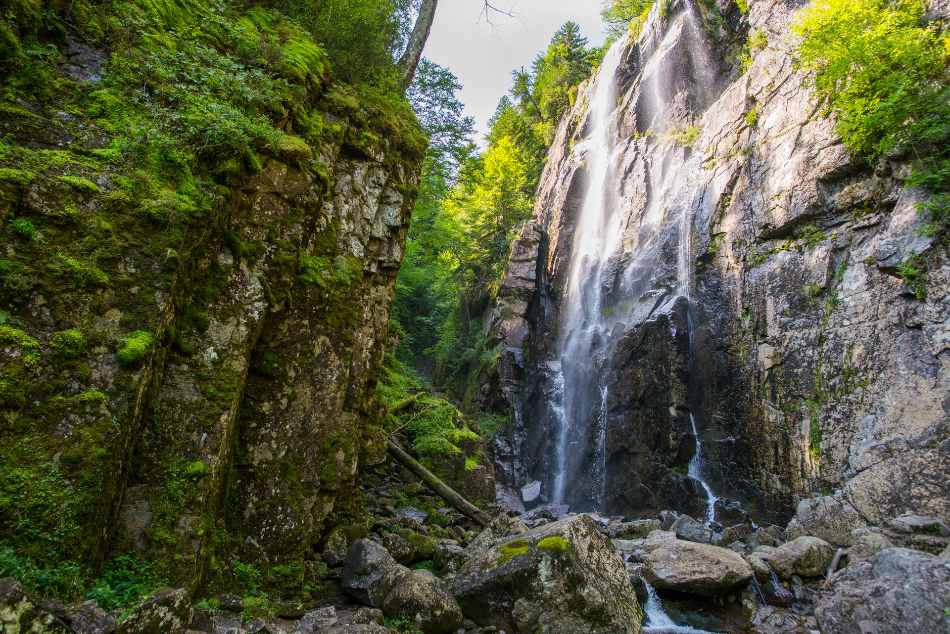 Rainbow Falls on the Adirondack Mountain Reserve Outdoor